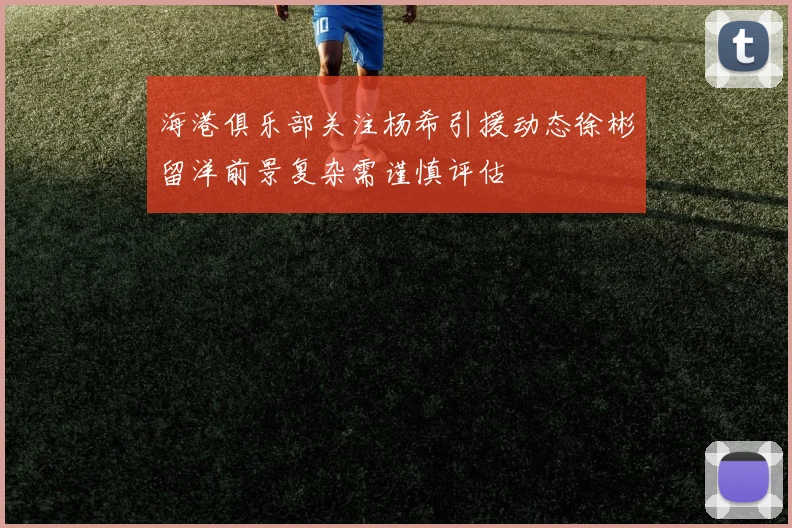 海港俱乐部关注杨希引援动态徐彬留洋前景复杂需谨慎评估