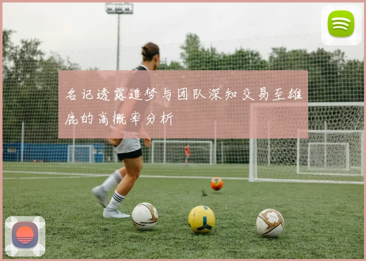 名记透露追梦与团队深知交易至雄鹿的高概率分析